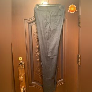 Perry Ellis Men’s Slim Fit Dress Pants – Grey, Size 32x32